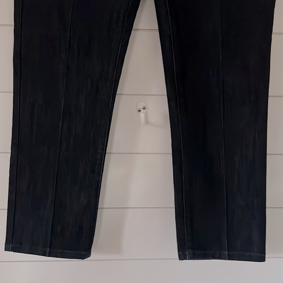 David Kahn Size 28 Dark Wash Ankle Crop Straight Slim - Picture 5 of 15